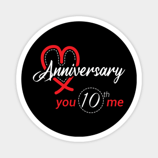 10th Anniversary you and me Magnet